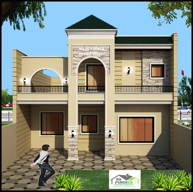 Modern 3BHK Duplex House Plan with Front Elevation – 30×60 ft. Plot (1800 sq.ft.)