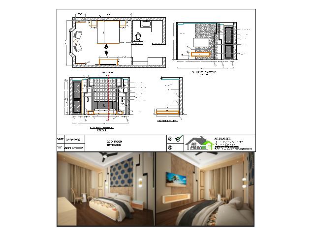 Bedroom Layout with Attached Toilet 12×14 ft. (168 sq.ft.)
